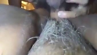 African-American Elderly Latina Woman Being Unfaithful