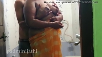 A Young Indian Couple Indulges In Steamy Shower Sex On Their First Night Together