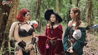 Role Play Game Turns Into A Porn Adventure With A Hot Redhead.