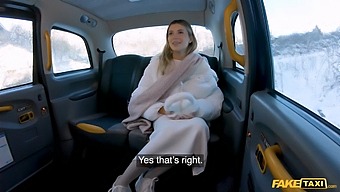 Beautiful Lingerie Model Gets A Rough And Fast Fuck In The Back Of A Taxi.
